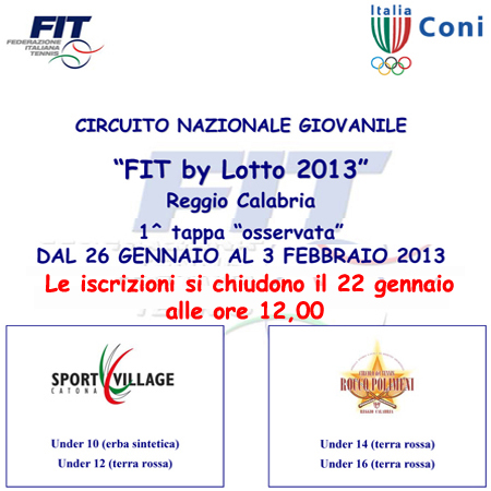 Circuito Nazionale Giovanile FIT by Lotto
