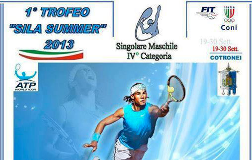 TC Cotronei: 1° Trofeo Sila Summer 2013 – S/M IV cat. dal 19 al 30 settembre 2013.