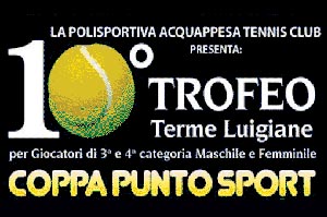 Il TC Acquappesa organizza il X Trofeo Terme Luigiane – Coppa Punto Sport – III categoria S/M dal 14 al 26 ottobre 2014