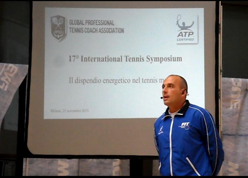 Il Maestro Fabrizio Senatore relaziona al Symposium A.T.P.