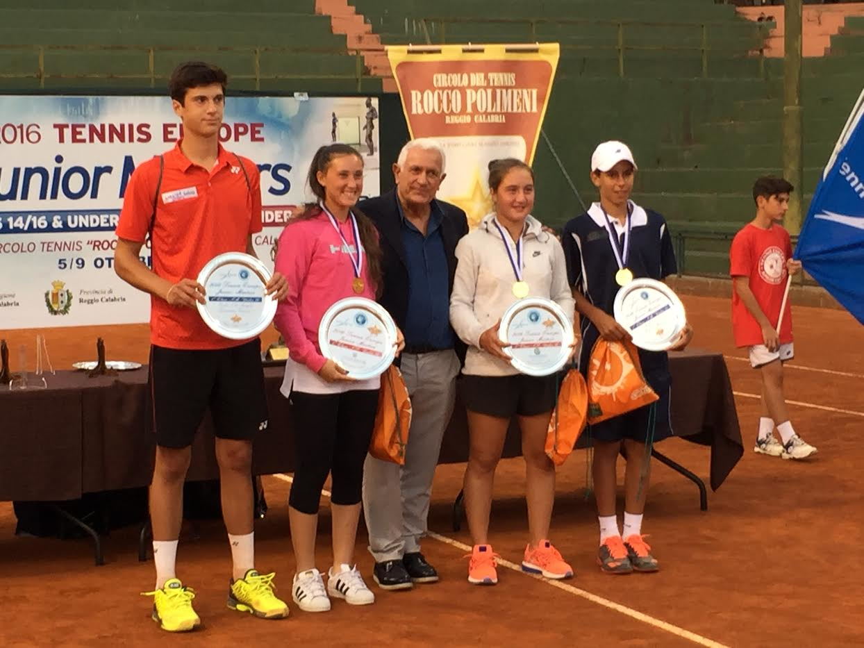 2016 Tennis Europe Junior Masters: Federica Sacco campionessa Europea Under 14