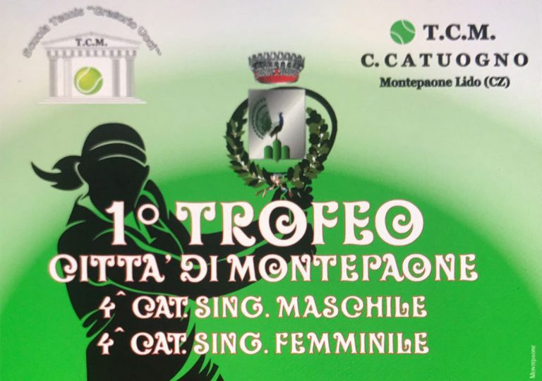 TC CATUOGNO: 1° Trofeo Montepaone – Singolare M/F