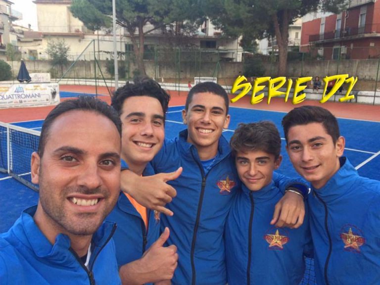 Circolo Tennis Rocco Polimeni (RC) Conquista la promozione in Serie D1 con Nino Maio, Cristian Picone, Matteo Pisani e Benito Tripodi