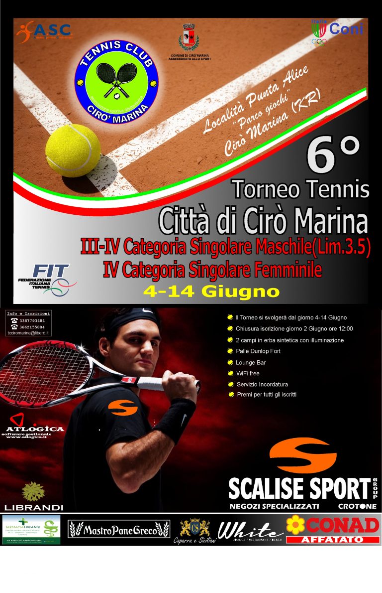 TC Cirò Marina (KR) VI Torneo Città di Cirò Marina