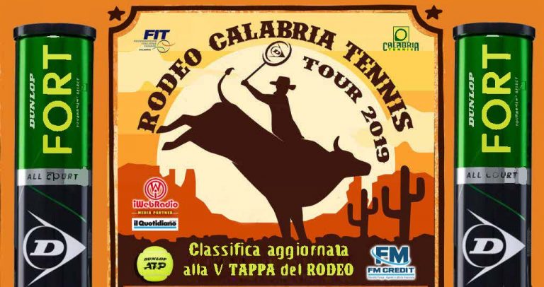 Circuito Rodeo Calabria Tennis 2019 – La classifica aggiornata alla 5^ Tappa