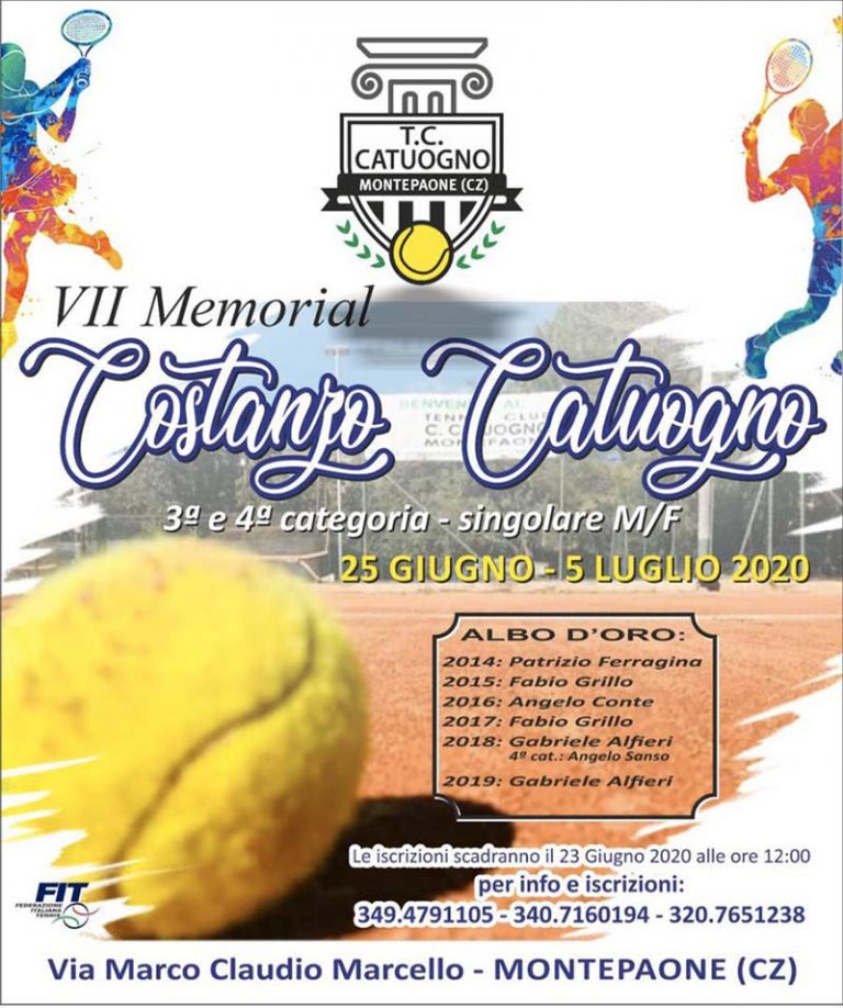 TC Catuogno: VII Memorial Costanzo Catuogno