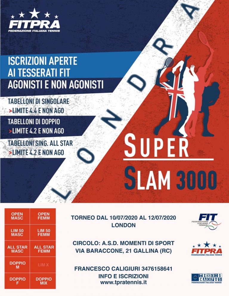 Momenti di Sport: FITPRA Londra Super Slam 3000