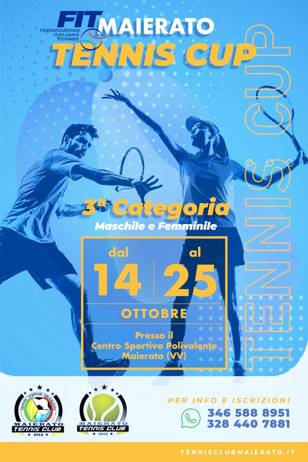 TC Maierato: Maierato Tennis Cup – 14/25 Ottobre 2020