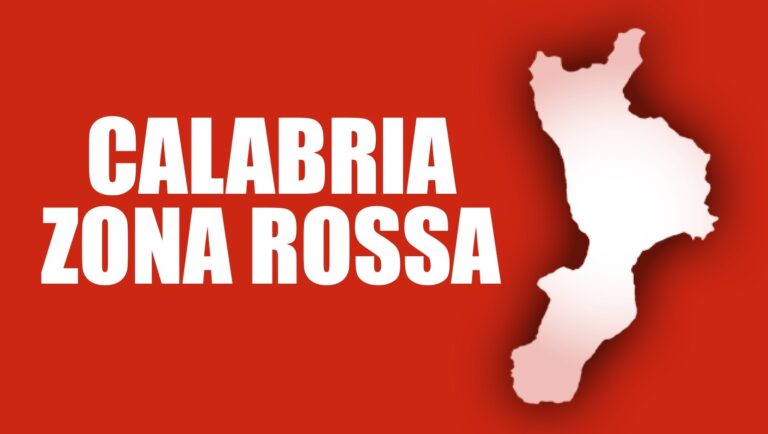 CALABRIA ZONA ROSSA: LE NUOVE REGOLE