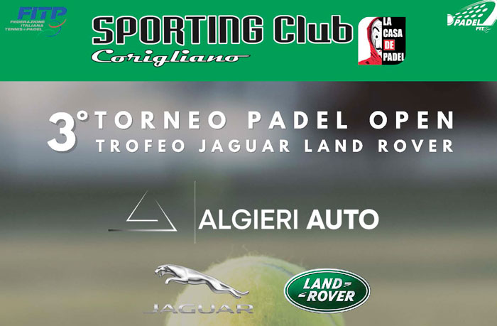 SC CORIGLIANO – OPEN 3° TROFEO JAGUAR LAND ROVER-ALGIERI AUTO