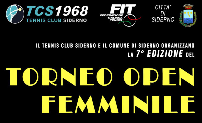 TC SIDERNO – OPEN CITTÀ DI SIDERNO 2023