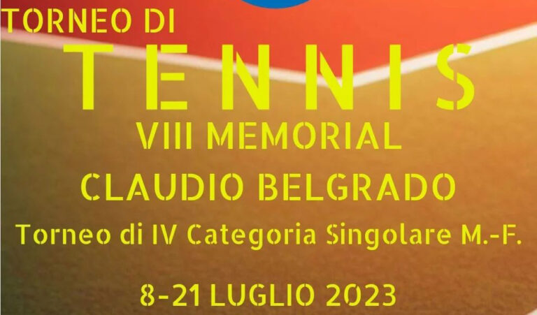 ROSSANO SPORT – VIII MEMORIAL CLAUDIO BELGRADO